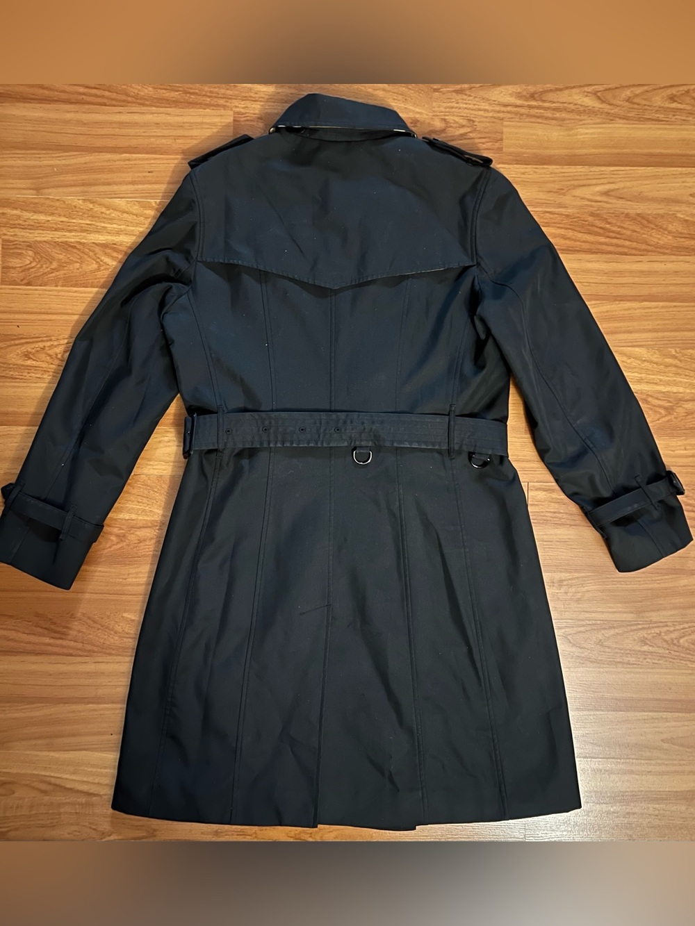 Burberry "Chelsea" Heritage Trench Coat VTG Check Lining&Slim Silhouette Sz 12UK - Picture 4 of 13